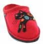 Preview: Haflinger Filzpantoffel Flair Sassy rot