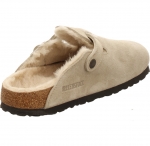 Preview: Birkenstock Boston Shearling Lady Taupe