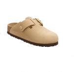 Preview: Birkenstock Boston Big Buckle Lady beige