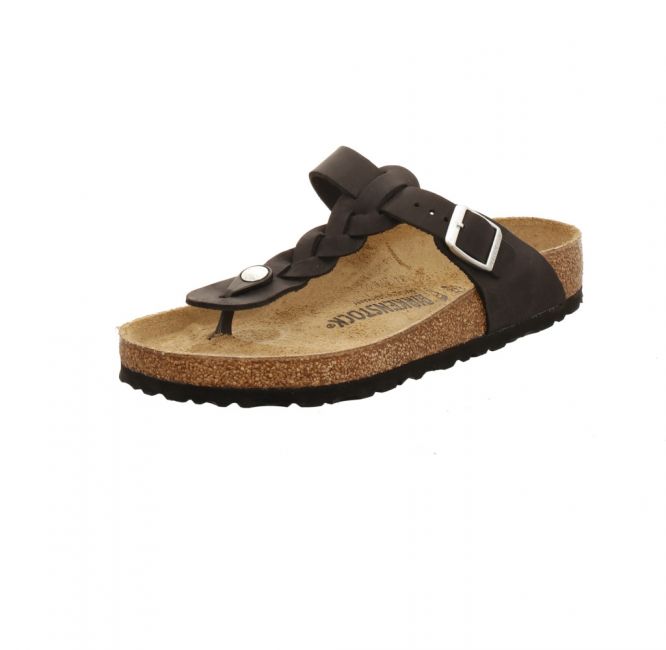 Birkenstock Gizeh Oiled Leather black