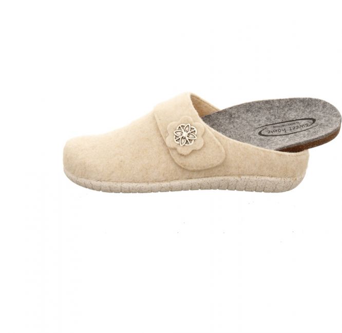 Hickersberger 3813 Filz Pantolette beige