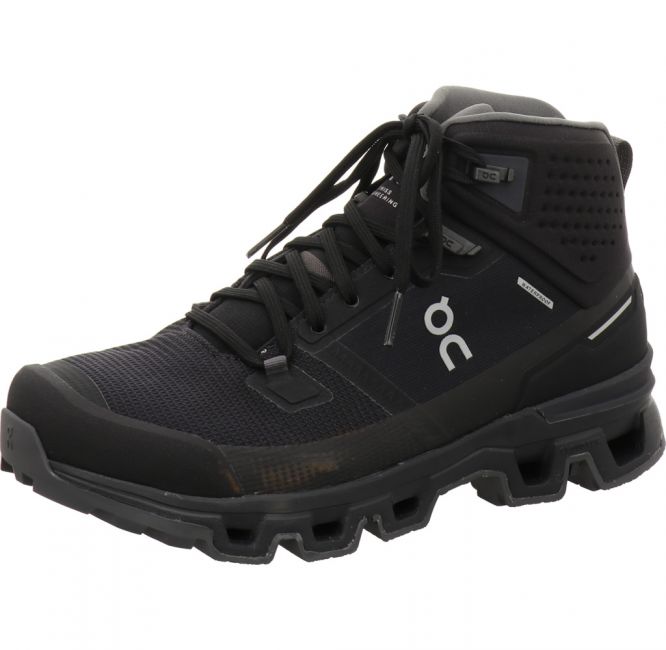 On Shoes Cloudrock Mid WP Hunter/ Black