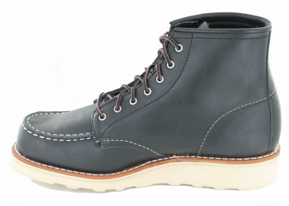 Red Wing Shoes 3373 Moc Toe black Lady
