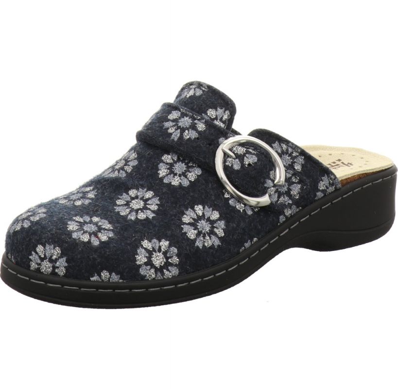 Hickersberger 5232 Filz Pantolette blau